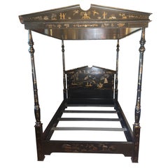 Queen 4 Poster Pendant Canopy Bed Frame