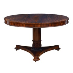 Antique English Regency Rosewood Centre Table