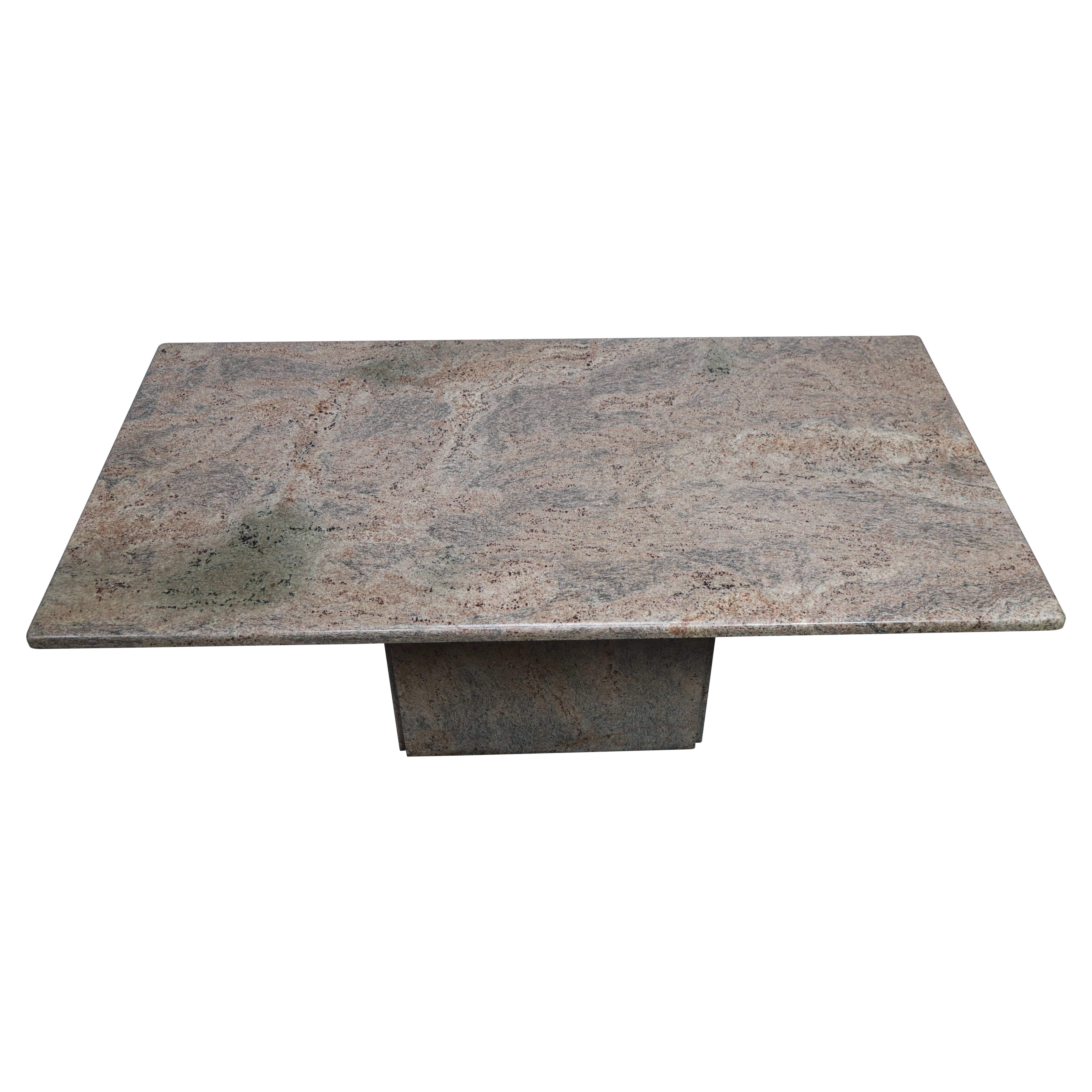 Table basse minimaliste rose, Belgique, années 1980
