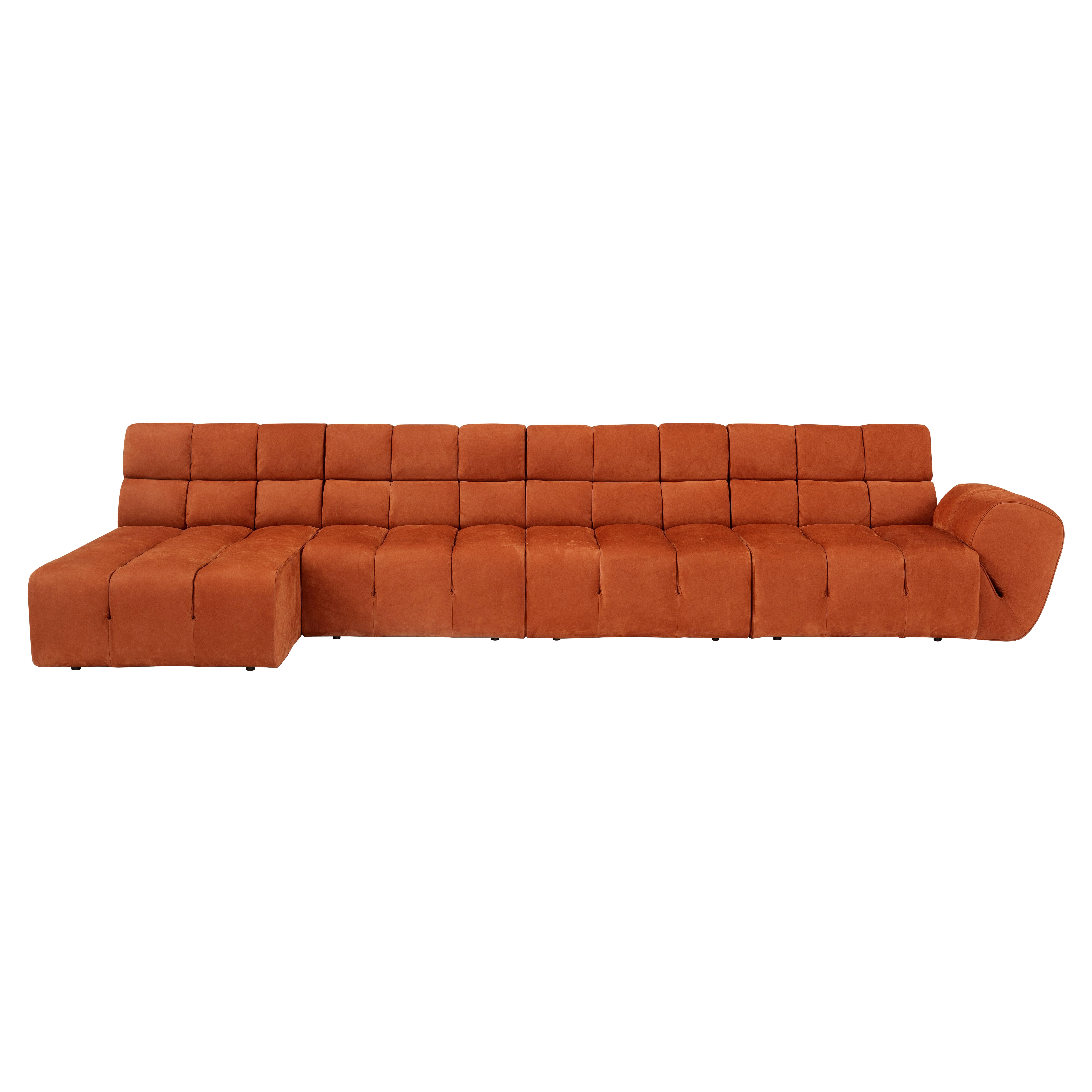 Leather Palmo Sofa Composition by Amura Lab