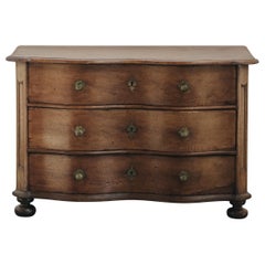 Early Oak Commode From France, Circa 1800