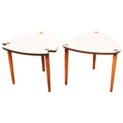 Mid-Century Modern Triangular Nesting Tables