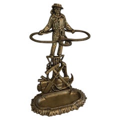 Raro portaombrelli in bronzo raffigurante un marinaio. Lavoro francese. Circa 1900