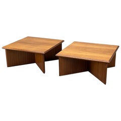 Ein Paar Couchtische von Frank Lloyd Wright für Henredon