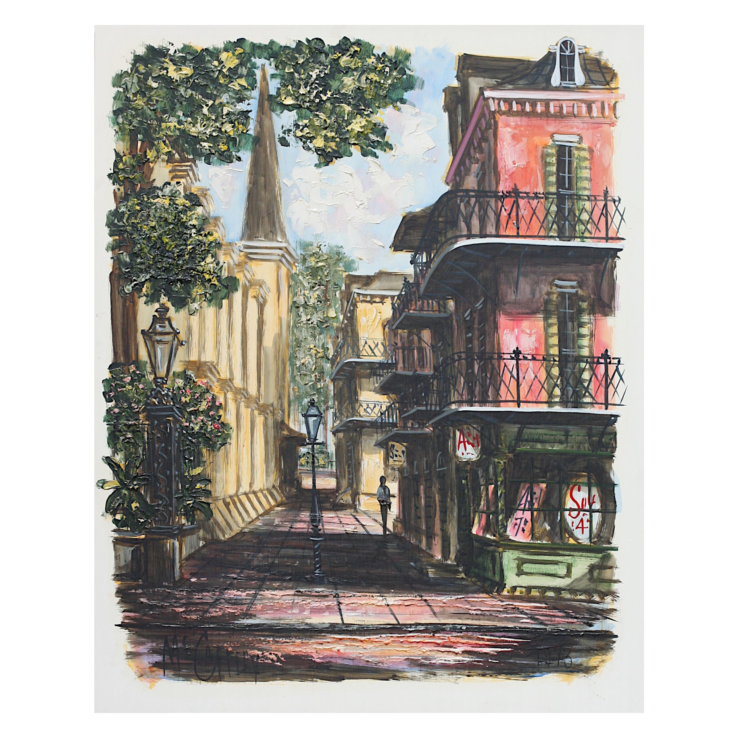 McCaffery, (XX secolo) Scena di strada, (New Orleans), Pittura