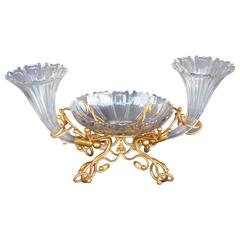 French Baccarat Centerpiece