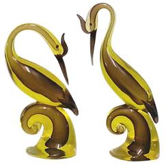 Brilliant and Bright Antonio Daros for Cenedese Murano Birds