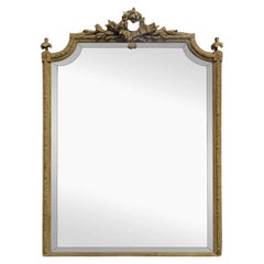French 19th Century Stucco Louis XVI Wall Miror