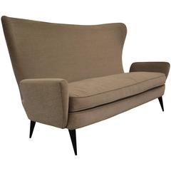 Stunning Italian Sofa After Gio Ponti, circa 1950s