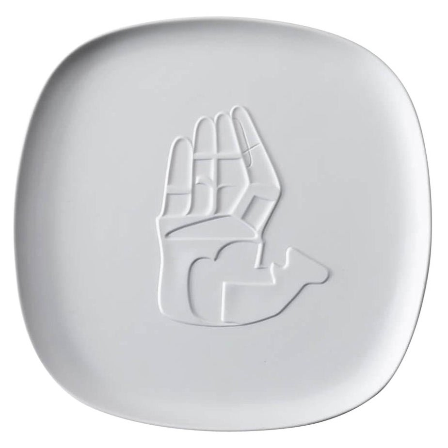 Le Corbusier Unglazed Porcelain Tray by Cassina For Sale
