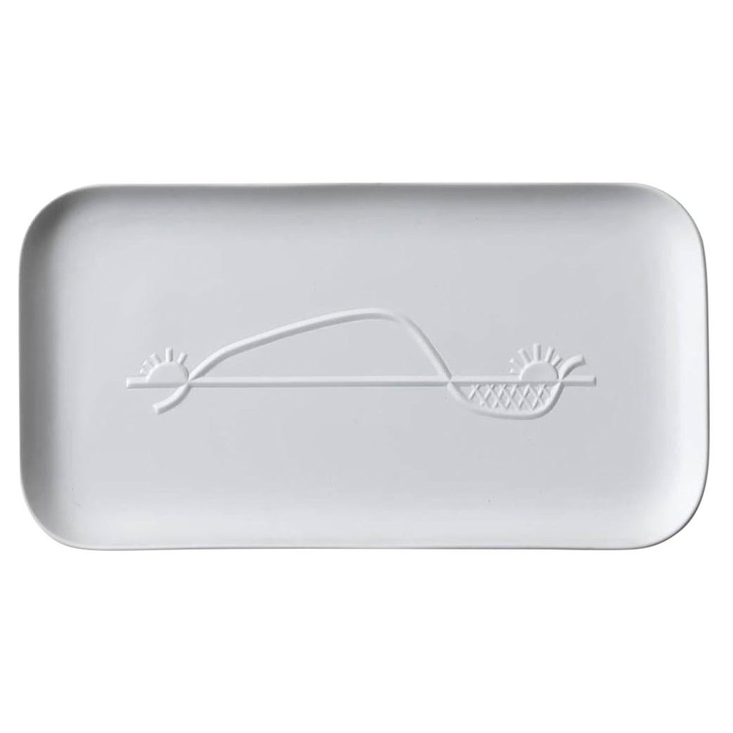 Le Corbusier Unglazed Porcelain Tray by Cassina