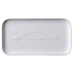 Plateau en porcelaine non émaillée Le Corbusier de Cassina