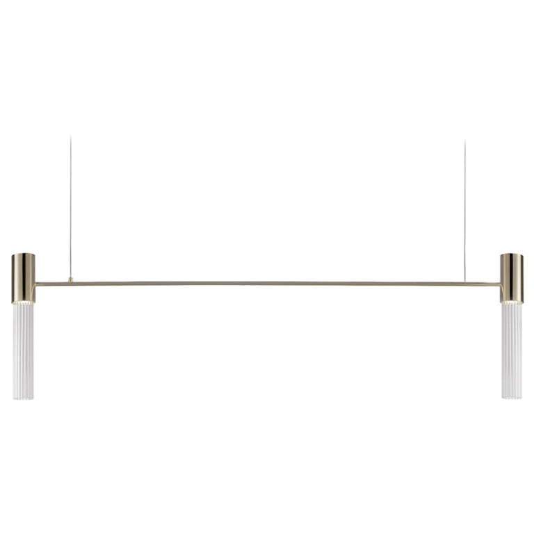 Lampada a sospensione Linea S2B Tube 60 di Euroluce Lampadari