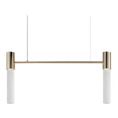 Linea S2C Tube 60 Pendant Lamp by Euroluce Lampadari