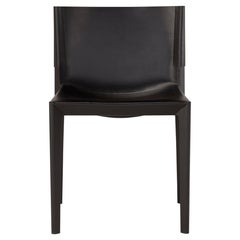 Chaise à accoudoirs Cuoio sans bras par Amura Lab