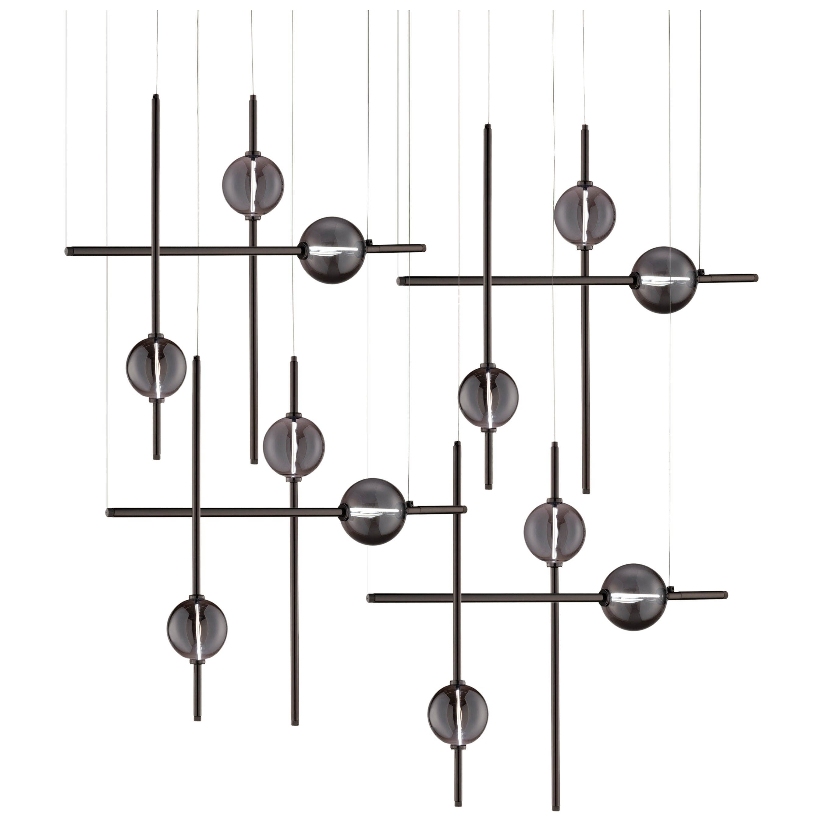 Lampada a sospensione Mikado S12 di Euroluce Lampadari