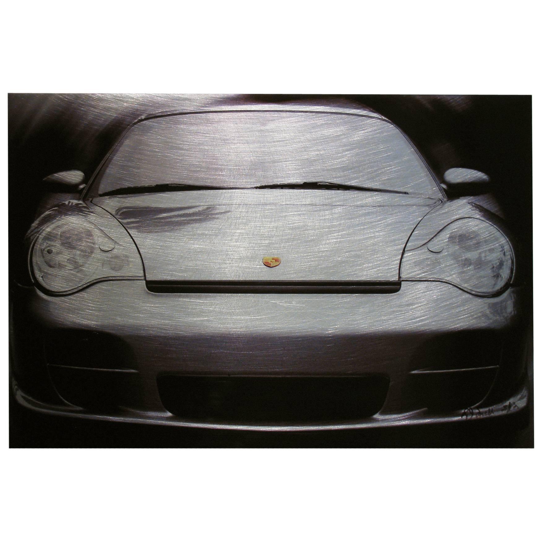 Bob Snell Serigraph on Aluminium "Porsche"