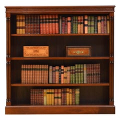 Chippendale Revival Mahogany Open Bookcase
