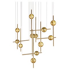 Lampada a sospensione Mikado S12 di Euroluce Lampadari