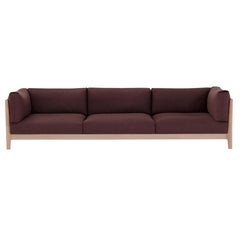 Fabric and Cuoio Stilt Sofa 4 Seater by Amura Lab