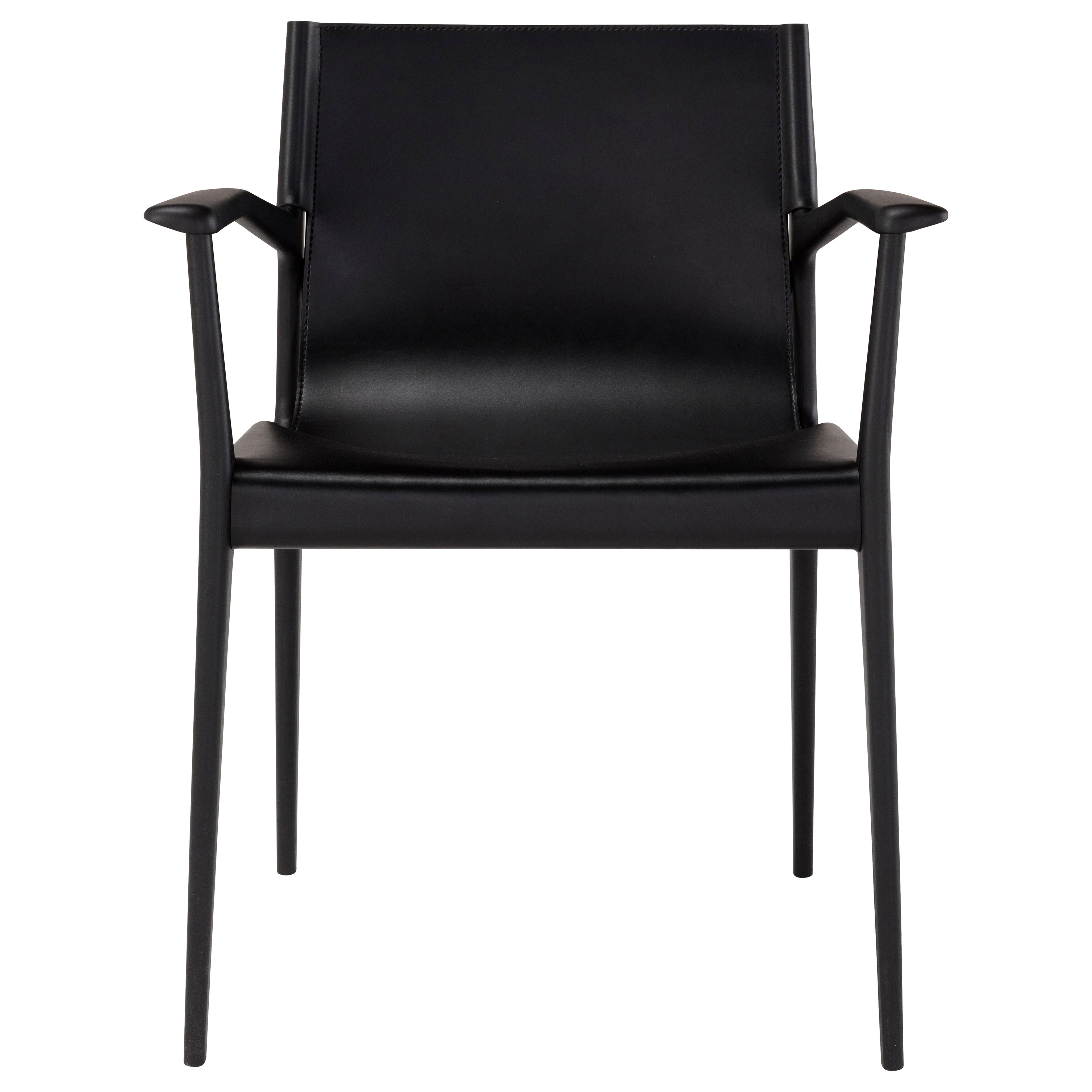 Silla con brazos Cuoio Tessa by Amura Lab