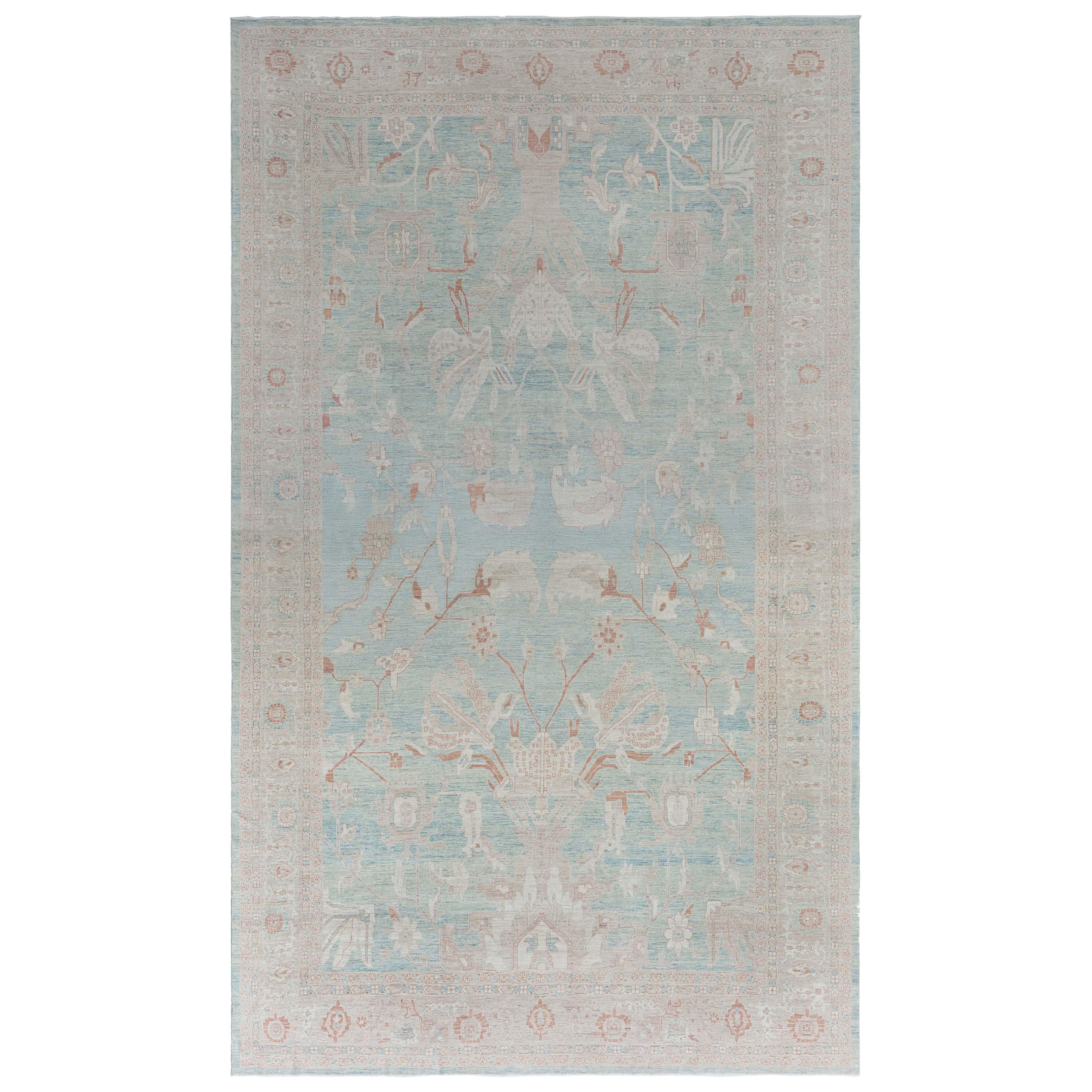 Modern Traditional Inspired Rug by Doris Leslie Blau For Sale