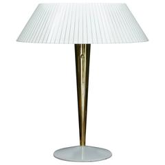 Early Metal & Plastic Table Lamp by Gerald Thurston for Lightolier