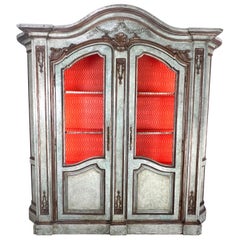 French Provincial Style Painted Armoire C. 1930's