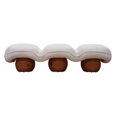 Contemporary Wiggle Bench