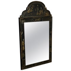 Black japanned Pier Mirror