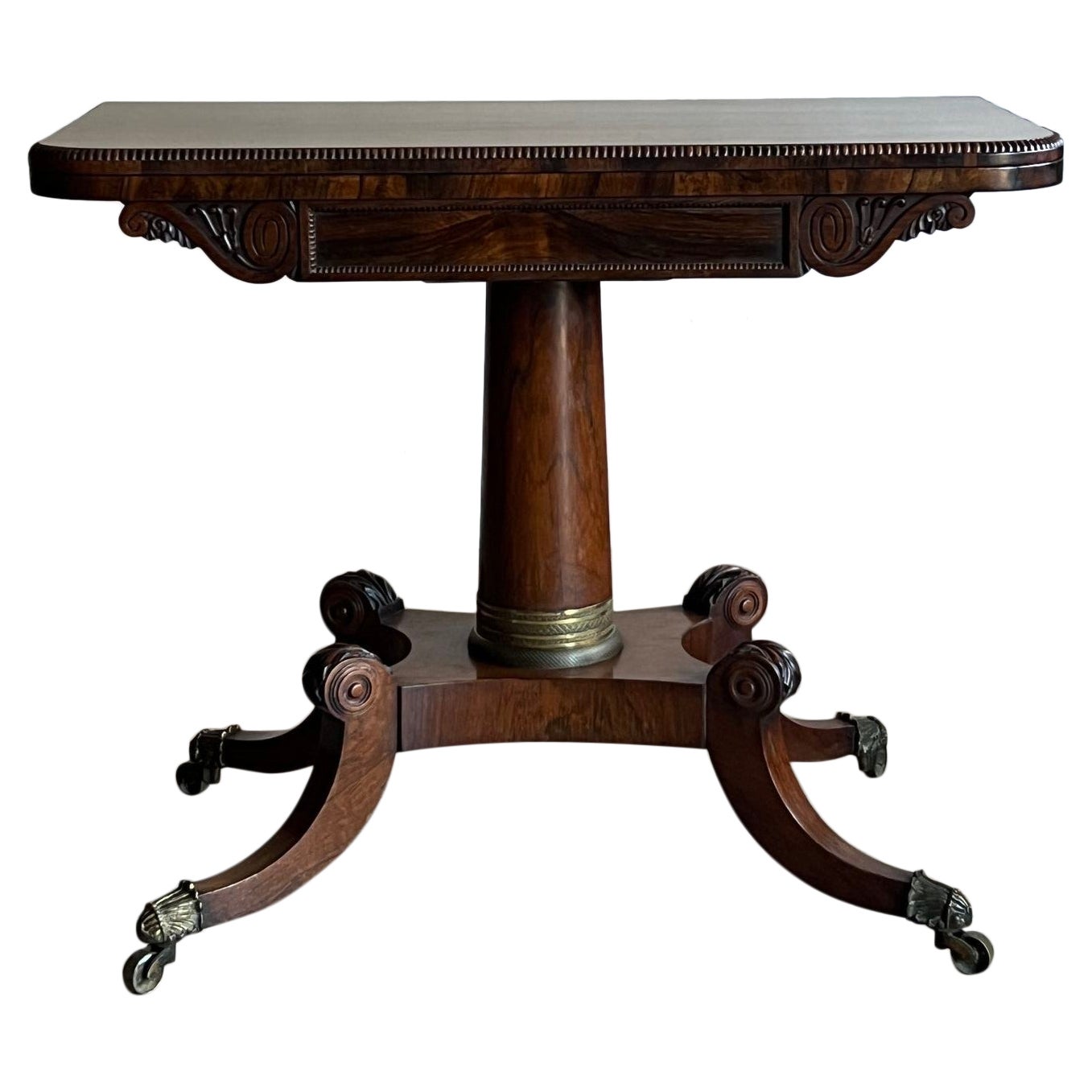Regency Rosewood card or games table