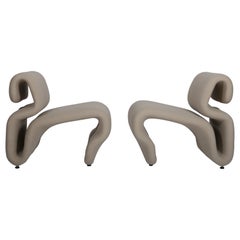 Pair of 'Etcetera' chairs by Jan Ekselius. Sweden c1970