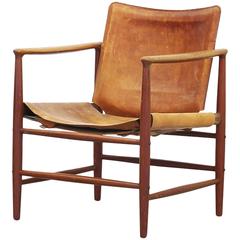 Rare Safari Lounge Chair by Kai Lyngfeldt Larsen for Bovirke