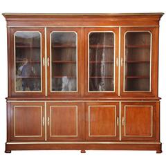 Large 19th Century Mahogany Library Bookcase