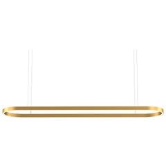 Lampada a sospensione ovale Profile di Euroluce Lampadari