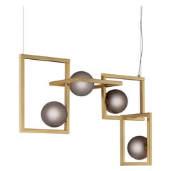Lampada a sospensione Rhythm 4 di Euroluce Lampadari