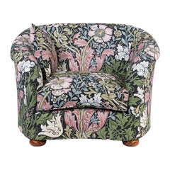 COMPTON Cotton Linen Vesper Chair - Onyx