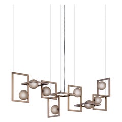 Lampada a sospensione Rhythm 8 di Euroluce Lampadari