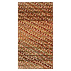 Vintage Zeki Müren Läufer Teppich mit bunten geometrischen Mustern  Rug & Kilim