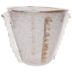 Vase géant Murano, Barovier & Toso Unique Pulegoso et Bulicante.