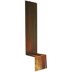 Bench in Aged Oxidized Brass by Riccardo Goti, 29 Brass Profiles Available