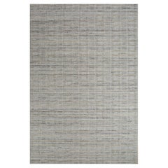Alfombra de lana Jaipur en blanco nieve, diseño minimalista de lujo