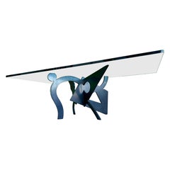 Sculptural Iron Coffee Table Pucci De Rossi 1987