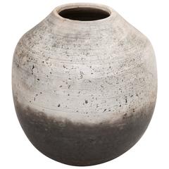 Contemporary '2015' Smoke Fired Vase One of a Kind, Karen Swami