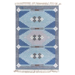 Doris Leslie Blau Vintage Swedish Flat-Weave Rug by Ingegerd Silow
