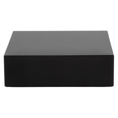 Crystal Base Riser Black 4x4" by KA Glass