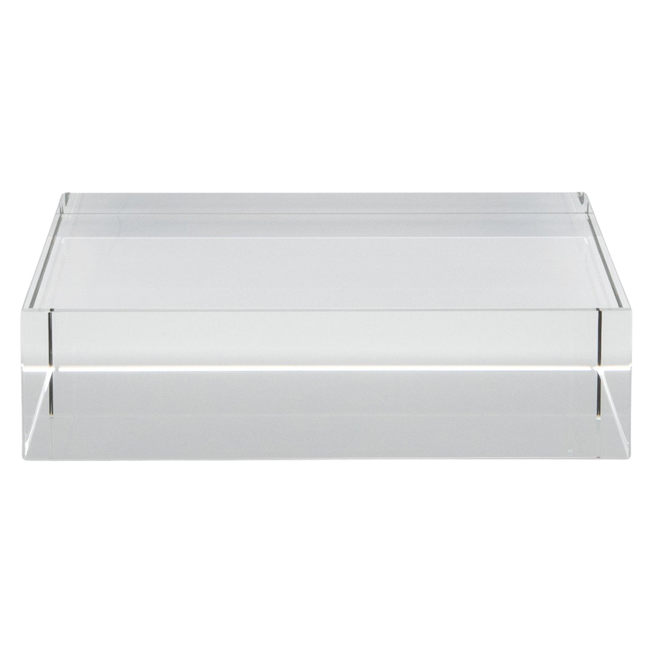 Cristal Base Riser Transparente 6x6" by KA Glass