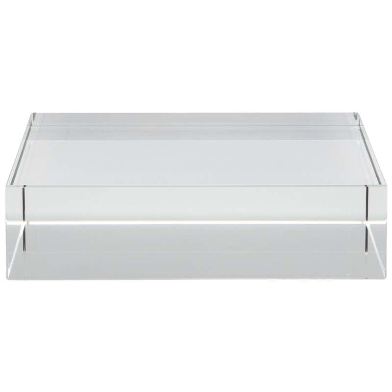 Crystal Base Riser Black 12x12