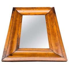 Espejo de pared rectangular de caoba Imperio, Inglaterra Finales del siglo XIX