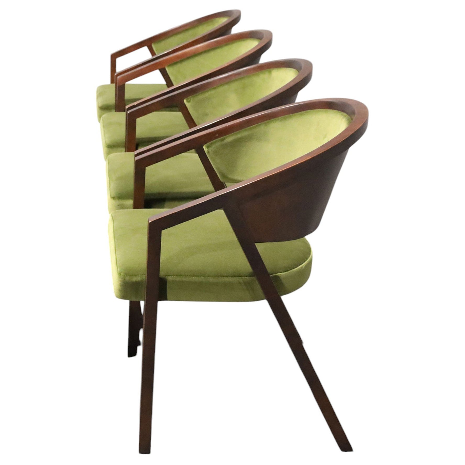 Peter Shelton and Lee Mindel Set of Four 'Shelton Mindel" Dining Chairs For Sale